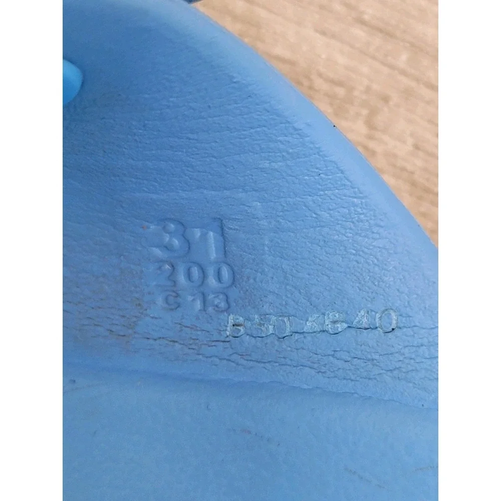 Birkenstock Arizona EVA Kids Sandals EU 31 US 13 Blue Waterproof Slide Shoes